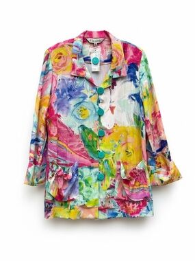 A La Carte Button Front Jacket sz Small NWT